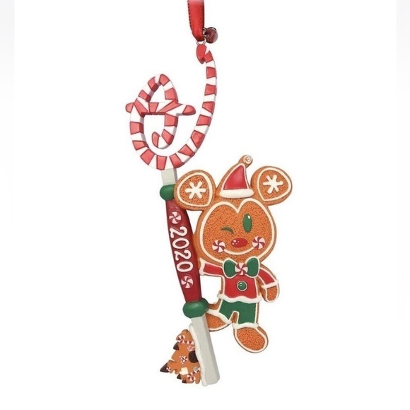 Disney 2020 Sketchbook Gingerbread Mickey Key Ornament - Picture 1 of 4